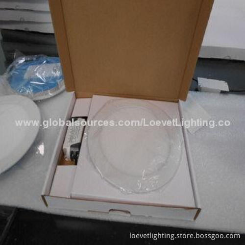 LED Downlight, 80lm/W High-luminous Efficiency with White Frame